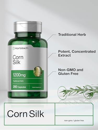 Cápsulas de Seda de Maíz Horbäach | 200 Unidades | Suplemento Extracto Sin OGM y Libre de Gluten - imagen 3