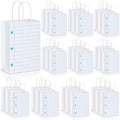 Kolldenn 30 Pzs Bolsas de Agradecimiento para Maestros, Regalos de Regreso a Clases, Bolsas de Papel Kraft con Asa para Fiesta de Graduación y Retiro - imagen 1