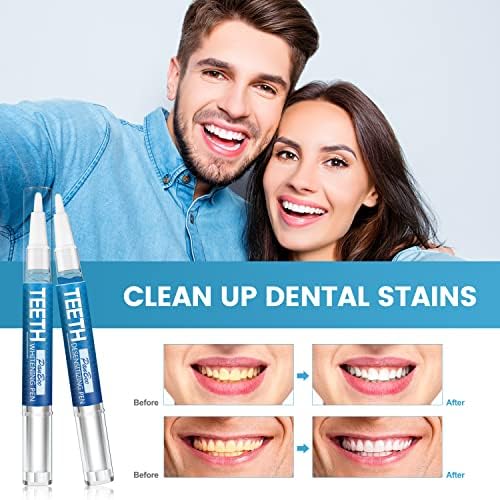 Lápiz Blanqueador de Dientes 4+1 (Paquete de 5), 70+ Tratamientos, Blanquea Hasta 1-6 Tonos en 1-2 Semanas, Incluye 4 Lápices Blanqueadores y 1 Lápiz - imagen 2