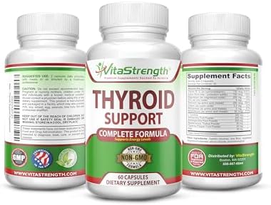 Suplemento para la Tiroides - Fórmula Completa con Yodo, Bladderwrack, Kelp, B12 y Más - Aumenta Energía y Niveles de T4 a T3 - Sin OGM - imagen 1