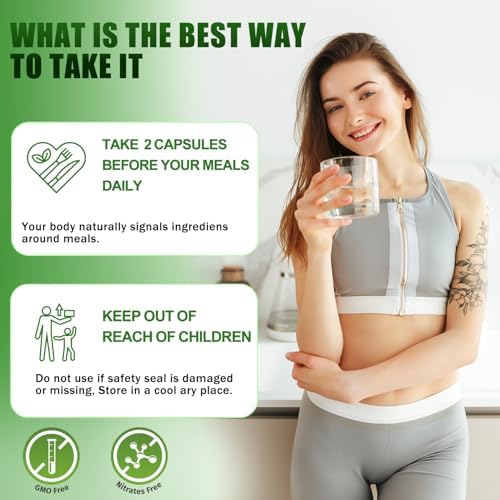 Suplementos Avanzados de BHB, Apoyo Natural para el Control de Peso, Probado por Terceros, Vegano, Sin Gluten, No OGM, 60 Cápsulas - imagen 7