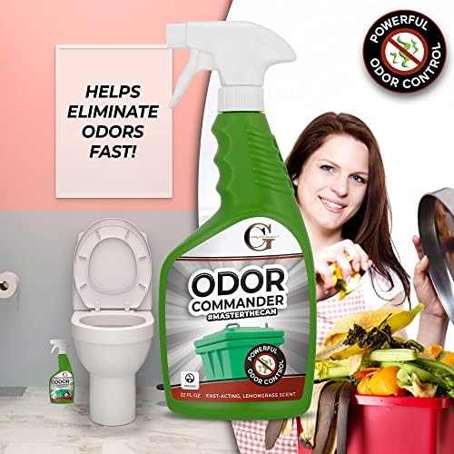 Spray para Control de Olores Garbage Commander Odor Commander, 22 oz, Aroma a Hierba Limón - Hecho en Canadá - imagen 8