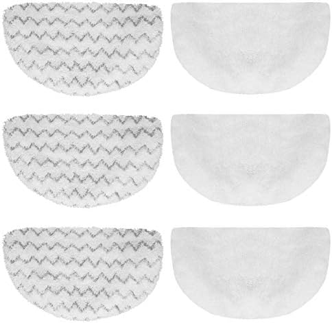 Paquete de 6 Almohadillas de Repuesto para Mopas de Vapor Bissell Powerfresh 1940 1440 1544 1806 2075, Modelo 19402 19404 19408 19409, Lavables - imagen 1