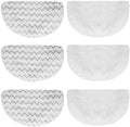 Paquete de 6 Almohadillas de Repuesto para Mopas de Vapor Bissell Powerfresh 1940 1440 1544 1806 2075, Modelo 19402 19404 19408 19409, Lavables - imagen 1