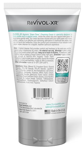 Loción Limpiadora Higiénica REVIVOL-XR, Alivio Suave + Aloe y Hamamelis para Áreas Sensibles, Produce 300+ Toallitas Húmedas desde el Inodoro - imagen 4