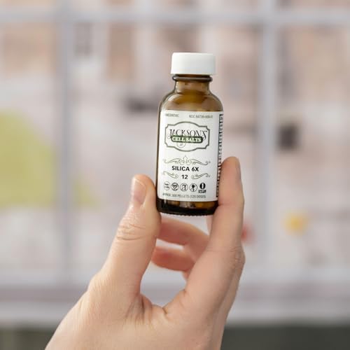 Sal de Tejido Schuessler Silicea 6X de Jackson's #12 (Botella de 500 Pellets) - Vegano Certificado, Libre de Lactosa, Hecho en EE. UU. - imagen 5