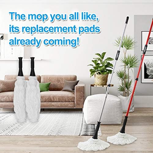 Cabezal de Repuesto Eyliden Modelo FZ-02-2020/FZ-02-2019, 2 Piezas de Paños de Microfibra para Mopas Eyliden, Ideal para Limpieza de Pisos (No - imagen 8