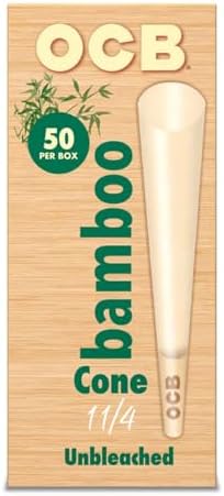 Conos de Papel para Enrollar OCB de Bambú Sin Blanquear 1-1/4 (84mm) - Paquete de 50 Conos - imagen 3