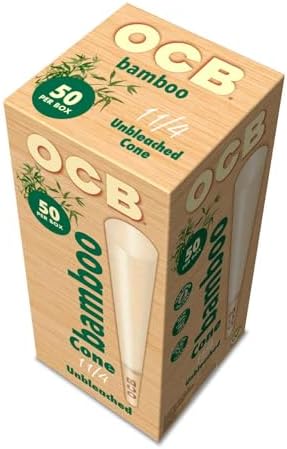 Conos de Papel para Enrollar OCB de Bambú Sin Blanquear 1-1/4 (84mm) - Paquete de 50 Conos - imagen 4