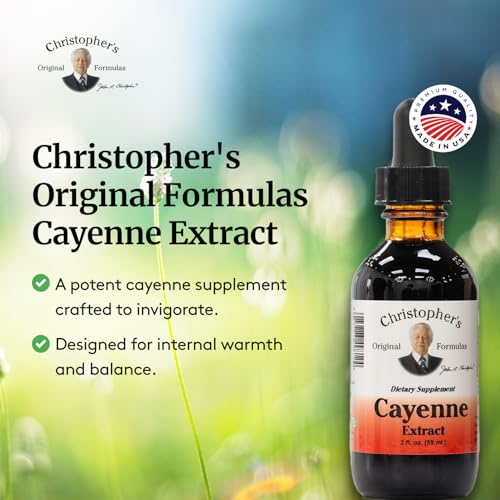 Extracto de Cayena de Christopher's Original Formulas - 2 fl oz Líquido | Suplemento Herbal Premium para el Bienestar - imagen 4