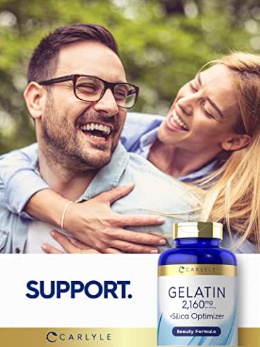Cápsulas de Gelatina Carlyle | 2160 mg | 250 Píldoras | Con Optimizador de Sílice | Suplemento No Transgénico y Sin Gluten - imagen 6