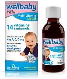 Wellbaby Líquido Multivitamínico 14 Vitaminas y Minerales 150ml - imagen 1