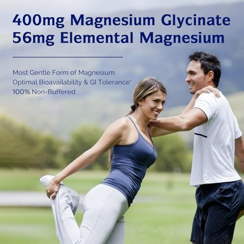 Suplemento de Magnesio Glicinato Innate Vitality 400mg, Alta Absorción, 240 Cápsulas Veganas, Sin Gluten, No Transgénico, Salud del Corazón y Huesos - imagen 3