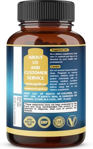 Cápsulas de Extracto de Ashwagandha - Gran Potencia - Mezcla 5 en 1 de Jengibre, Cúrcuma, Rhodiola Rosea y Pimienta Negra - 90 Cápsulas para 3 Meses - imagen 8