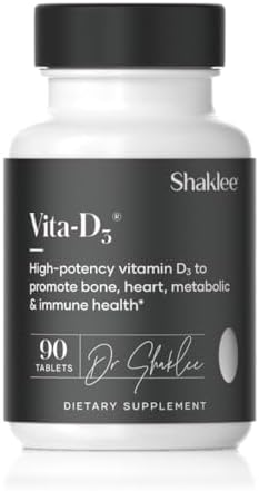 Shaklee - Vita-D3® 2,000 IU - Vitamina D3 de Alta Potencia para Huesos, Corazón e Inmunidad | Mejora la Absorción de Calcio | 90 Tabletas - imagen 1