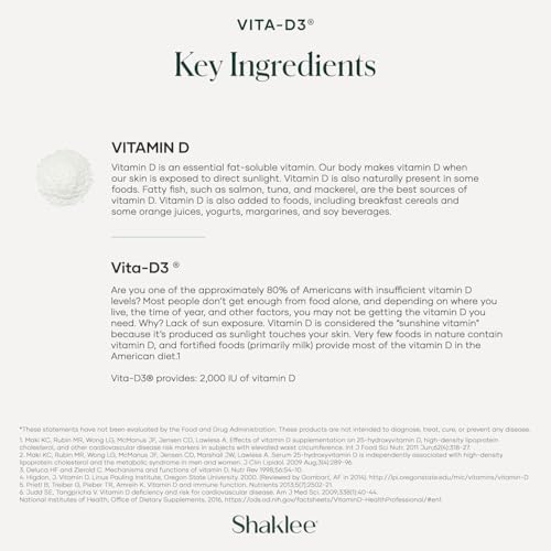 Shaklee - Vita-D3® 2,000 IU - Vitamina D3 de Alta Potencia para Huesos, Corazón e Inmunidad | Mejora la Absorción de Calcio | 90 Tabletas - imagen 4