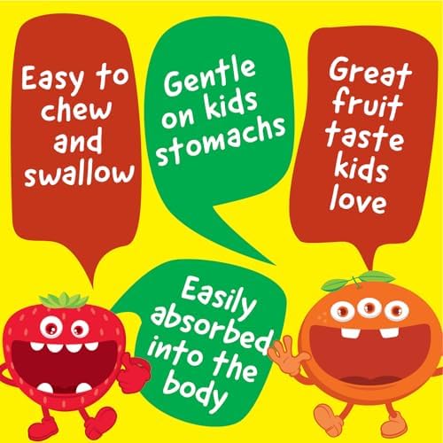 VitaWorks Vitaminas D para Niños 1000 IU - Tabletas Masticables de Sabor Naranja Natural - Veganas, Sin GMO, Sin Gluten - 120 Masticables - imagen 3