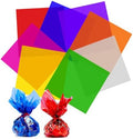 Ahardaim 120 Piezas de Hojas de Celofán de Colores, 12 x 12 Pulgadas, Papel de Celofán para Manualidades, Empaque de Regalos Pequeños y Decoración de - imagen 1