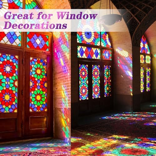 Ahardaim 120 Piezas de Hojas de Celofán de Colores, 12 x 12 Pulgadas, Papel de Celofán para Manualidades, Empaque de Regalos Pequeños y Decoración de - imagen 4
