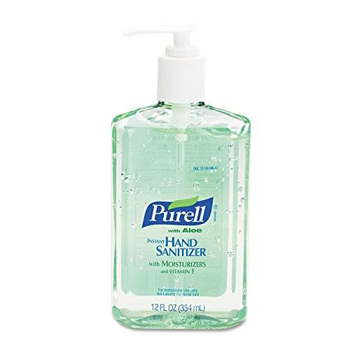 Desinfectante de Manos Purell 363912EA Avanzado con Aloe, Botella de 12oz con Dispensador - imagen 1