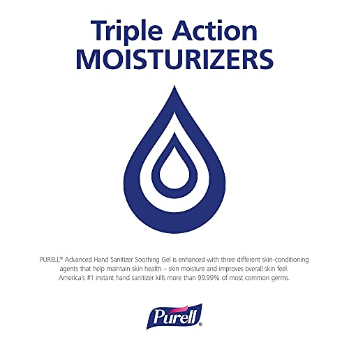 Desinfectante de Manos Purell 363912EA Avanzado con Aloe, Botella de 12oz con Dispensador - imagen 5