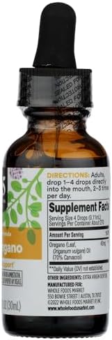 Extracto Líquido de Aceite de Orégano 1 Fl Oz - 365 by Whole Foods Market - imagen 5