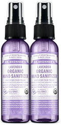 Dr. Bronner's - Spray Desinfectante de Manos Orgánico (Lavanda, 2 Onzas, Paquete de 2) - Fórmula Simple y Efectiva, Limpia e Hidrata Sin Químicos - imagen 1