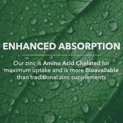 Suplementos de Zinc Vegano PlantFusion 22 mg – Complejo de Alimentos Integrales, Citrato de Zinc Quelado de Hoja de Guayaba Orgánica para Apoyo - imagen 5