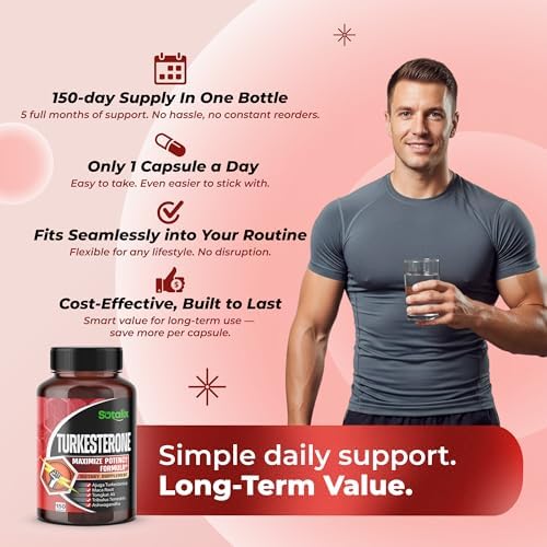 Ultra Turkesterona Ajuga Turkestanica Estandarizada 20% Turkesterona Alta Potencia con Raíz de Maca y Tribulus Terrestris - Apoyo para Crecimiento - imagen 6