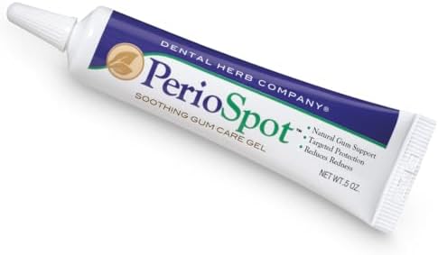 Gel para el cuidado de encías y llagas bucales Dental Herb Company PerioSpot - Alivia molestias por llagas y irritación de encías (14 g), Transparente - imagen 8