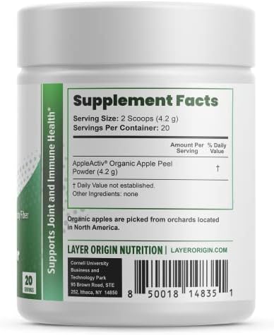 Cáscara de Manzana Orgánica en Polvo Layer Origin para Potenciar Akkermansia y Bifidobacterias - imagen 2