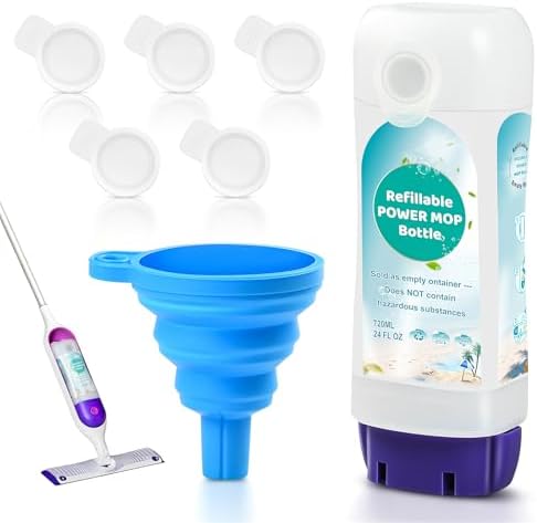 Botella Reutilizable de 720ml para Solución, Compatible con Mop Swiffer Powermop, Cierre a Prueba de Fugas - imagen 1