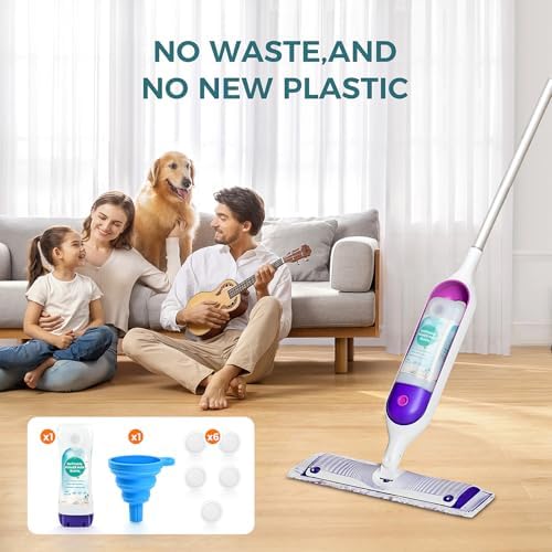 Botella Reutilizable de 720ml para Solución, Compatible con Mop Swiffer Powermop, Cierre a Prueba de Fugas - imagen 4
