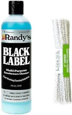 Limpiador Randy's Black Label con 24 cepillos de cerdas en ángulo – Kit de limpieza todo en uno para cristalería, cerámica, metal y áreas de difícil - imagen 1