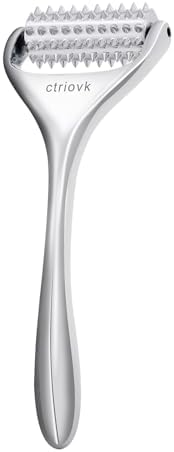 Rodillo de Masaje Acupuntura ctriovk, Acero Inoxidable, Rodillo Manual Portátil para Alivio de Dolor, Reducción de Hinchazón y Relajación Muscular - imagen 1