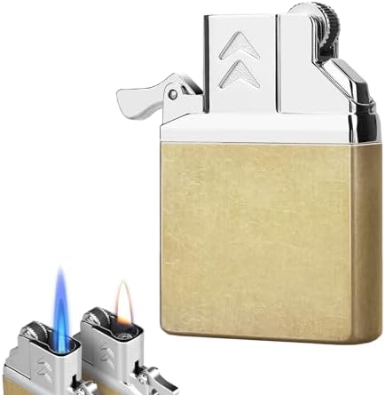 Encendedor de Butano YUSUD, Recargable, Doble Llama Jet & Llama Suave Amarilla, Mejores Encendedores Únicos para Hombres y Mujeres (Sin Combustible - imagen 1