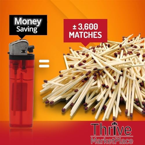 Encendedor Desechable Clásico Thrive- con Llama Suave - Calidad Mejorada, Perfecto Encendido Siempre - Colores Variados, Estilo de Bolsillo - Paquete - imagen 4