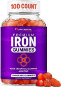 Gomitas de Hierro LifeCentricHealth | Gomitas Veganas Sin Gluten con Biotina, Zinc, Vitamina B y Ácido Fólico para Mujeres y Hombres - imagen 1