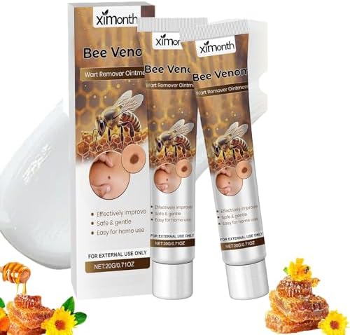 Crema para Verrugas de Veneno de Abeja MORKORIA de Acción Rápida, Removedor de Verrugas con Ácido Salicílico, Tratamiento Sin Dolor (2 piezas) - imagen 1