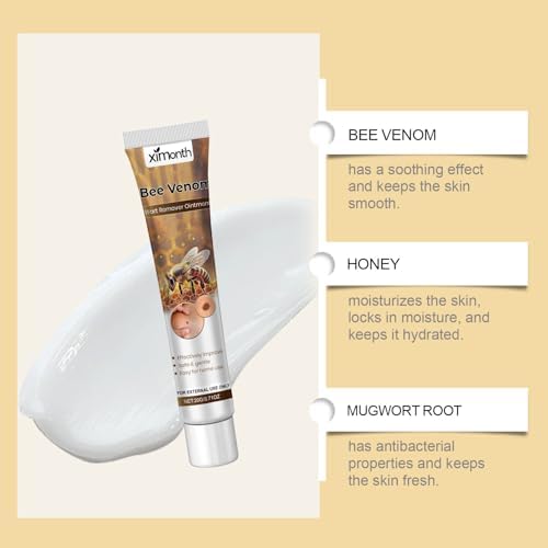 Crema para Verrugas de Veneno de Abeja MORKORIA de Acción Rápida, Removedor de Verrugas con Ácido Salicílico, Tratamiento Sin Dolor (2 piezas) - imagen 7