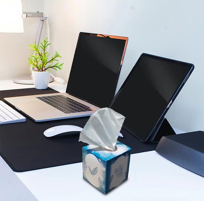 Paquete de 6 cajas de pañuelos desechables SPurePaper, 3 capas, 60 pañuelos por caja, total 360 pañuelos - imagen 4