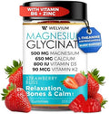 Gomitas de Magnesio Glycinate WELVIUM con Ashwagandha y L-Theanina - Suplemento de 500mg para Soporte Muscular, Inmunológico y Óseo, Masticables - imagen 1