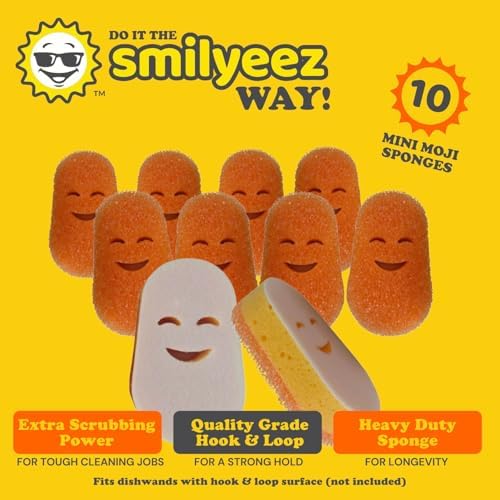 Repuesto de Esponjas Scrub Moji Smilyeez para el Dish Daddy (Reg. TM) - Paquete de 10 unidades - imagen 2