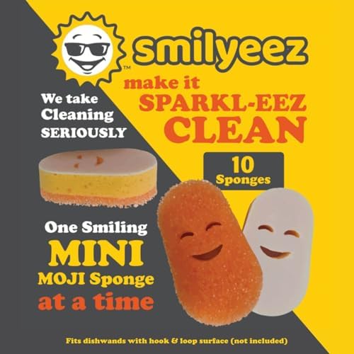 Repuesto de Esponjas Scrub Moji Smilyeez para el Dish Daddy (Reg. TM) - Paquete de 10 unidades - imagen 3