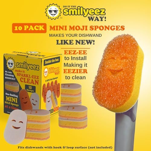 Repuesto de Esponjas Scrub Moji Smilyeez para el Dish Daddy (Reg. TM) - Paquete de 10 unidades - imagen 4