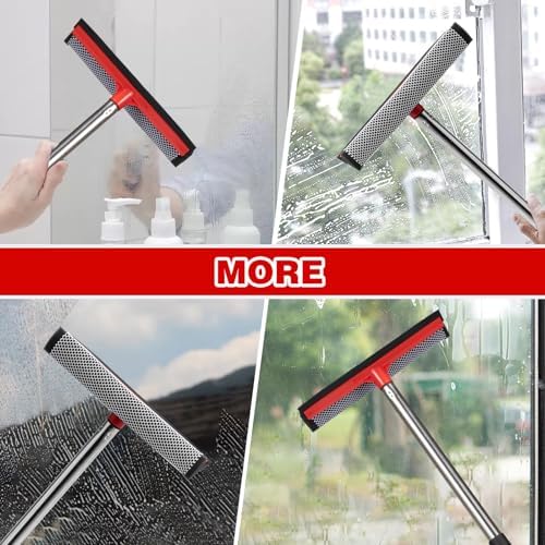 Limpiaparabrisas con Extensiones de 59, Kit de Limpieza de Ventanas de 10, Herramienta Multiusos para Limpieza de Ventanas y Autos con Mango Largo - imagen 5