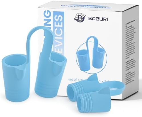 Dilatadores Nasales BABURI para Dormir – Dilatador Nasal Interno y Abre Nariz, Conos Nasales para Respirar, Válvulas de Silicona Reutilizables para - imagen 1