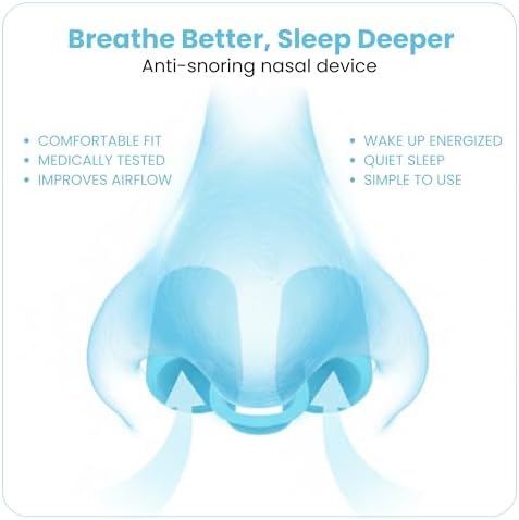 Dilatadores Nasales BABURI para Dormir – Dilatador Nasal Interno y Abre Nariz, Conos Nasales para Respirar, Válvulas de Silicona Reutilizables para - imagen 2