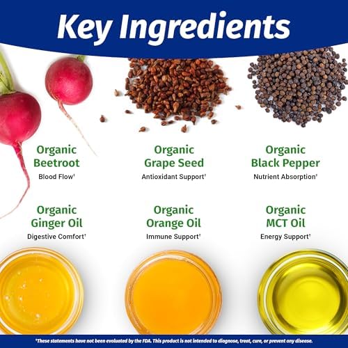 Cápsulas Orgánicas de Remolacha 1 Body Beet Vital, 1360mg Extracto de Remolacha, Energía y Circulación, Veganas, No Transgénicas - 60 Cápsulas - imagen 5