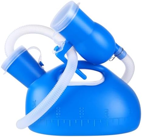 Botella de Orina Portátil de 2000ml para Hombres y Mujeres, Urinario Antiderrame con Tubo de 68 para Viajes y Personas Mayores en Hospitales - imagen 1